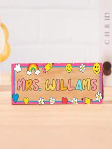 Personalized Teacher Whiteboard Eraser With Marker, Customized Blackboard Eraser For Preschool Teacher Appreciation Gift, Personalized Thank You Cards, Back To School - Multicolor - View 12
