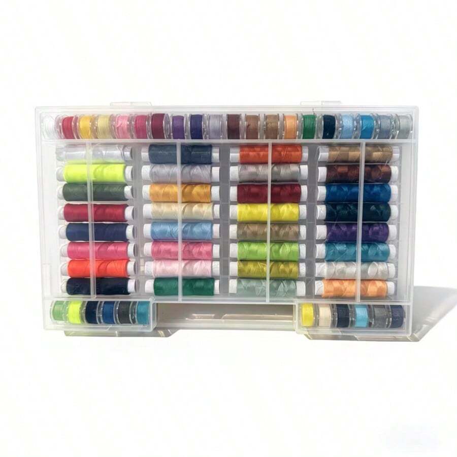 50pcs Multi-Color Sewing Thread Set, DIY Hand Sewing Thread For Clothing, Portable Home Sewing Kit, Each Roll