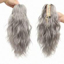 Extensión de coleta con clip de garra de 12 pulgadas - Extensión de coleta rizada, Extensión de coleta con clip de garra, Extensión de coleta sintética con clip - Multicolor - Ver 13