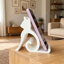 1 buah Dudukan Ponsel 3D Kucing Lucu, Kompatibel dengan Semua Ponsel dan Tablet, Cocok untuk Tempat Tidur, Kantor, Mobil, Dudukan Ponsel Berbentuk Unik yang Penting untuk Pecinta Hewan Peliharaan - Tempat hewan peliharaan - View 5