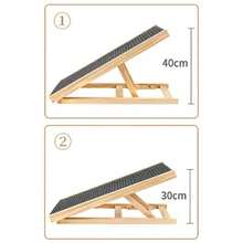 Foldable Pet Ramp With Non-Slip Textured Steps – Adjustable Height Design For Easy Access To Cars, Sofas, Beds, And Other Elevated Surfaces; Lightweight, Compact Storage-Friendly Structure; Durable Surface With Gentle Incline For Comfortable Pet Use - 1pc - View 7