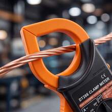 DT266 Smart Digital Clamp Meter With Auto-Ranging For Voltage And Resistance Measurement And Live Wire Detection - DT266 Digital Multimeter - View 2