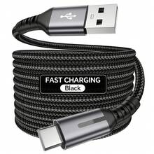 Tzlrxl ToughLink USB 轉 Type-C 數據線 快充 防折彎 LED 狀態燈 3.3ft/6.6ft - 黑色 - 查看 8