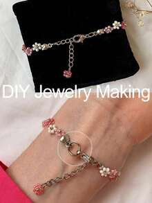 Juego de 100 anillos de salto para joyería, anillos conectores abiertos de varios tamaños para reparación de joyas DIY y proyectos de manualidades, color plata - Plateado - Ver 5