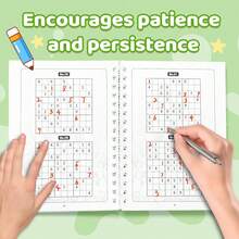 Buku Latihan Teka-Teki Sudoku Buddy - Permainan Angka di Kelas dan Taman Bermain untuk Membantu Anak Tetap Fokus, Berpikir Jernih, dan Menikmati Permainan Otak Santai Tanpa Layar - Buku Latihan Teka-Teki Sudoku - View 6