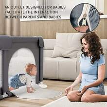 Baby Bed Protection Rails - Grey - View 3