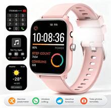 NcmRyu 1.83 Inch HD Display Smart Sports Watch, Flashlight, 260mAh Battery, Bluetooth Calling, Multiple Sports Modes, Suitable As Gift For Friends And Couples, Compatible With Android And IOS - View 3