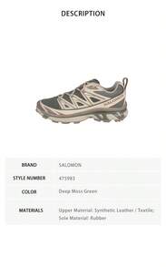 Salomon XT-6 Expanse Series Unisex Sports Shoes 475983 - Deep Army Green 475983 - View 7