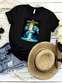 Women T-Shirts - 黑色 - 查看 1