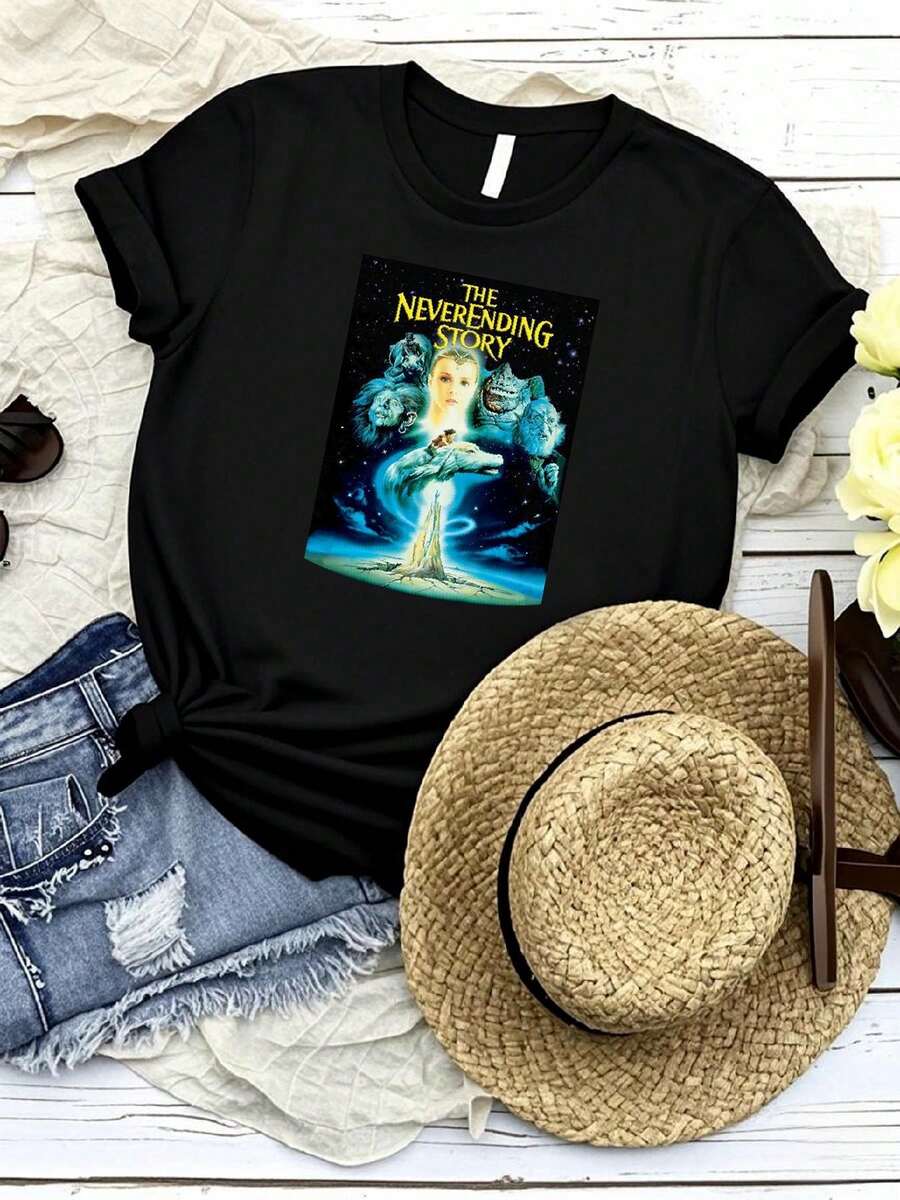 Women T-Shirts - 黑色 - 查看 1