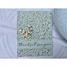 3-D Textured Impressions Embossing Folder Lacey By Kath Breen 665324 - As Pic - View 5