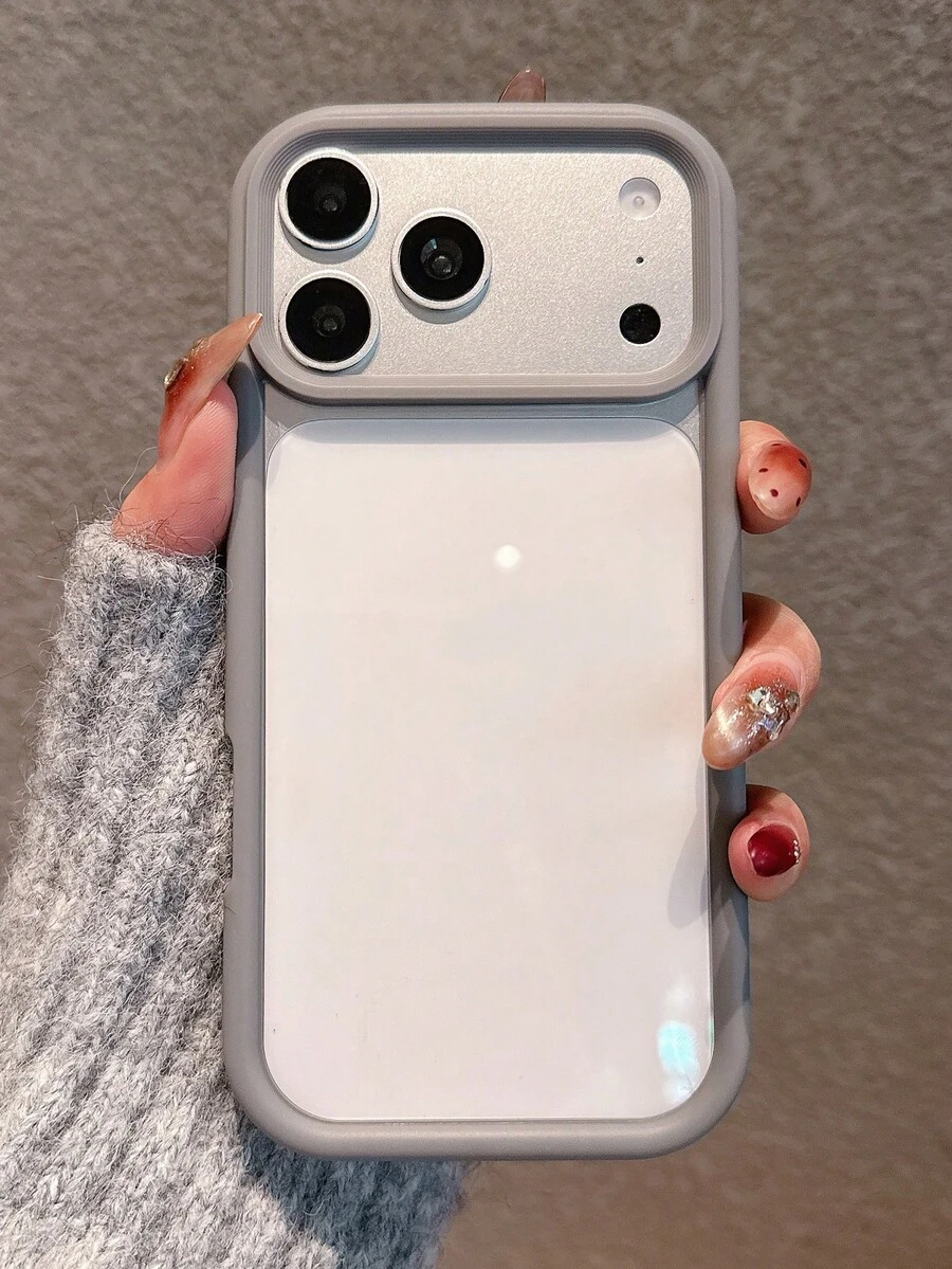 Minimalist Solid Color Material Basic Transparent Acrylic Phone Case Compatible With IPhone 17 Pro Max/17 Pro/17 Air/17/16 Pro Max/16/16 Pro/16 Plus/16E/15/15 Plus/15 Pro/15 Pro Max/11/12/13/14 Pro Max/11 Pro/11 Pro Max/12 Pro/12 Pro Max/13 Pro/13 Pro Max/7 Plus/14 Pro/14 Pro Max/14 Plus Hard Case Office Business Gift