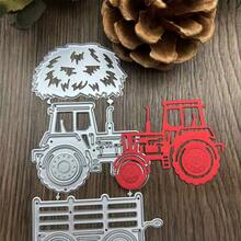 Holidays Layer Truck Metal Die Cuts,Merry Christmas Tree Cutting Dies Cut Stencils DIY Scrapbooking Decorative Embossing Paper Scrapbooking Card Making - MC082 - View 5
