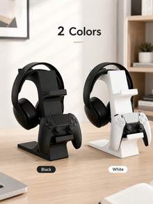 1/2 cái giá đỡ tai nghe chơi game đa năng kèm giá đỡ tay cầm, giá treo tai nghe có chỗ để tay cầm, giá trưng bày tay cầm tương thích với Switch PC, thiết kế giá đỡ đôi, kệ lưu trữ sắp xếp để bàn - Nhiều màu - Xem 1