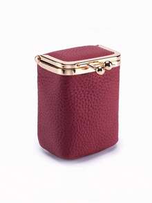 Kissing Clasp Lipstick Storage Box Coin Purse, Lightweight Mini Wallet, Women's Daily Carry And Travel Gift - Multicolor - View 15