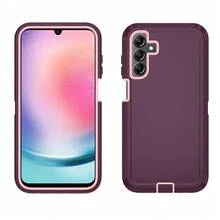 Military-Grade Shockproof Heavy-Duty Full-Body Protective Phone Case, Anti-Scratch Durable 3-In-1 Protective Cover For IPhone, Galaxy, HONOR And Other Smartphones Birthday Gift - Wine Red Powder - View 56