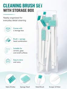 Bottle And Cup Cleaning Brush, Manual Spiral Brush, Multi-Purpose Kitchen Cleaning Tool, Suitable For Bottles, Cups, Mugs And Home Use, No Electricity Required, Includes Storage Box - Cleaning Brush - View 4