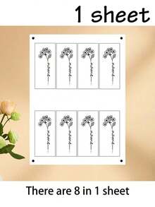 4/8/16/20/40/80pcs Custom Temporary Tattoo Stickers, Suitable For Various Parties Such As Birthday Celebrations, Weekend BBQs And Cocktail Parties, Convenient Handmade Use, Favorite Single Party Temporary Tattoos,Suitable For Holiday Parties. - Multicolor - View 10