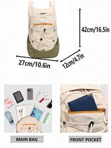 Ultra-Lightweight Outdoor Hiking Backpack.Large Capacity Travel Sports Casual Backpack For Students.For Short Trips,Outdoor Activities,Daily Commuting - Green - View 4