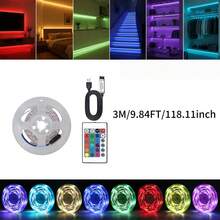 Lampu Strip LED RGB Kamar Tidur, 1-30m Lampu LED Dalam Ruangan. Dilengkapi dengan Remote Control 24 Tombol, Warna Dapat Diatur. Ditenagai USB, Pemasangan Mudah. Sempurna untuk Kamar Tidur, Ruang Tamu, Halloween, Pesta, Hadiah Liburan, dan Dekorasi Pernikahan. - MultiWarna - View 15