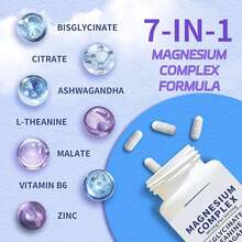 High Demand!Magnesium Supplement Capsules, Essential Mineral Support For Adults Daily Wellness Routine.Women Daily Nutrient Support - 75ml - View 4