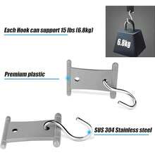 4-8pcs Camping Awning Hook Clip, RV Tent Hanger, Perforated Light Hanger, Suitable For Camping Vehicle Accessories - A - View 3