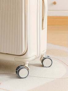 100/1pc Transparent Luggage Wheel Dust Cover, Disposable Table & Chair Protective Film, Suitable For Travel Accessories, Wheel Dust Cover, Anti-Dirt Travel Suitcase Universal Wheel Storage Dust-Proof Foot Sleeve - Multicolor - View 4