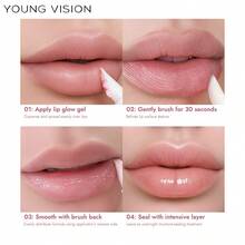 YOUNG VISION Masker Bibir Intensif Hidrasi Melembapkan Menghilangkan Garis-Garis Bibir Eksfoliasi Masker Bibir Malam Hari & Perawatan Bibir Siang Hari - beraneka warna - View 9