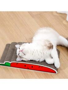 Cat Scratching Board, Corrugated Cat Scratcher For Indoor Cats, Cardboard Cat Scratch Pad With Premium Scratch Textures Design - Vegetable Corrugated Cardboard For Kittens - Banana, Onion And Carrot Shaped Cat Scratching Board, Indoor Cat Scratcher - Multicolor - View 6