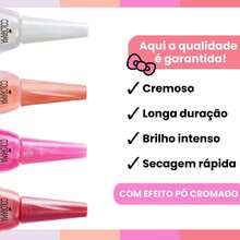 Esmalte Colorama Novas Cores Efeito Pó Cromado Esmalte Atacado - Punk Gloss - Visão 3