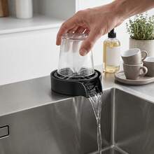 SENDERPICK Sink Mounted Glass Cleaner High Pressure Cup Washer Rotating Water Powered Cleaner - 1PCS - View 7