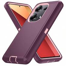 Military-Grade Shockproof Heavy-Duty Full-Body Protective Phone Case, Anti-Scratch Durable 3-In-1 Protective Cover For IPhone, Galaxy, HONOR And Other Smartphones Birthday Gift - Wine Red Powder - View 68