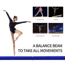 2.1M 7FT Gymnastics Folding Balance Beam Home Gym Training Exercise Sports - Blue - T0001-01-8793 - View 6