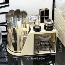 360 Degree Rotating Desktop Pencil Case Desktop Organizer - White - View 6