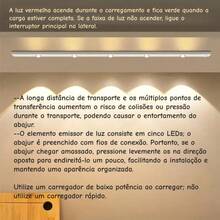 60CM LED Light Wireless Smart Sensor Wardrobe Bedroom Convenience USB Charging - 白色 - 查看 11