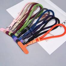 Anti-Loss Anti-Drop Short Adjustable Phone Lanyard, 2026 New Smart Phone Wrist Strap Accessory, Anti-Theft Polyester Braided Phone Chain, Premium Durable Universal Metal Keyring Pendant, Suitable For Outdoor Sports, Running, Carrying Baby, Gift For Family And Friends Birthday - Multicolor-short - View 8