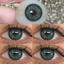 Eyeshare 1 對彩色隱形眼鏡 軟式隱形眼鏡 綠色，舒適適合日常配戴，直徑 14.5mm - 綠色 - 查看 2