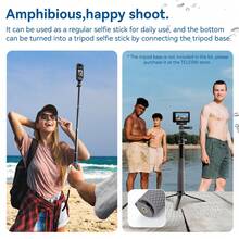 TELESIN 360° Waterproof Selfie Stick For For Go Pro D J I Osmo Action Underwater Dive Diving Extension Stick Pole Monopod For Pocket 4 3 Xtra Muse Luna Ultra X5 - View 9