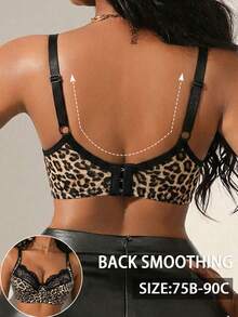 1pc Casual Comfortable Minimalist Women's Lace Patchwork Wireless Soft Bra - Multicolor - View 2