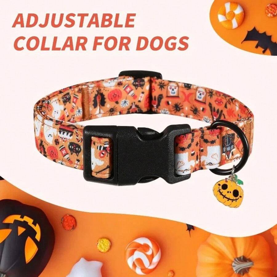 iDestry Halloween Dog Collars Anti Bite Neck Covers Pet Necklace Specific For Going Out Necking Large Medium Small Dog Cat Collars - Multicolor - View 1