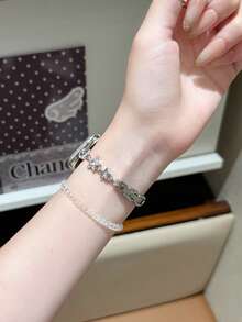 Popular Moon Metal Chain Watch Band Series 11/8/7/6/10 40mm 41mm 38mm 42mm 44mm 45mm 46mm - Multicolor - View 10