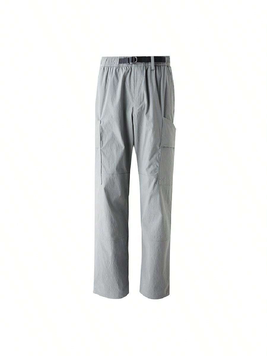 Under Armour Men's Solid Color Pleated Casual Versatile Daily Travel Sports Long Pants - Clay Green - View 1