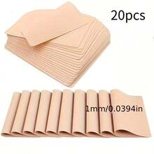 [Microblading Practice Skin] 10/20pcs Tattoo Practice Skin For Microblading Artists | 1Mm Testing Skin, For Line Practice - Multicolor - View 8