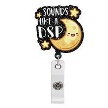 Cute Funny Slogan Retractable Badge Reel Clip, Medical Nurse Worker ID Badge Holder, Funny Quote Name Tag Reel Accessories For Hospital Staff - Blue Rad - View 7