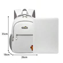Beinuosen 1pc Boys & Girls Capybara Polyester Fabric Zipper Closure Casual Cute Backpack, Suitable For 3-8 Years Old, Daily Outings And Back To School Season - Multicolor - View 5