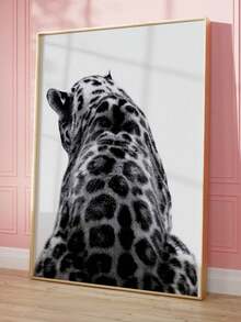 3pcs Frameless Black & White Fashion Print Poster, 40*60cm Leopard Roar Starry Sky Art Vintage Wall Decor, Suitable For Bedroom, Dorm, Home Office, Classroom - Multitype - View 4