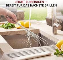 Stainless Steel BBQ Skewers, 20-Piece Set, 38 Cm Long For Meat & Camping Fire - BBQ Skewers - View 6