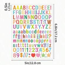 1500 pièces Autocollants de lettres anglaises imperméables Guka Décoration Chiffres et lettres Autocollants de planification, Autocollants de lettres anglaises Style Ins Petite taille imperméables Guka Décoration Chiffres et lettres Autocollants de planification, Convient pour la décoration de fête et de vacances, Cartes de vœux Cartes postales Ordinateur portable, Skateboard, Casque. - A - Voir 3