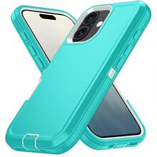 防震、防刮、全包式保护手机壳，耐用三合一保护套，适用于、Galaxy、荣耀及其他智能手机 - 水藍白 - 查看 57