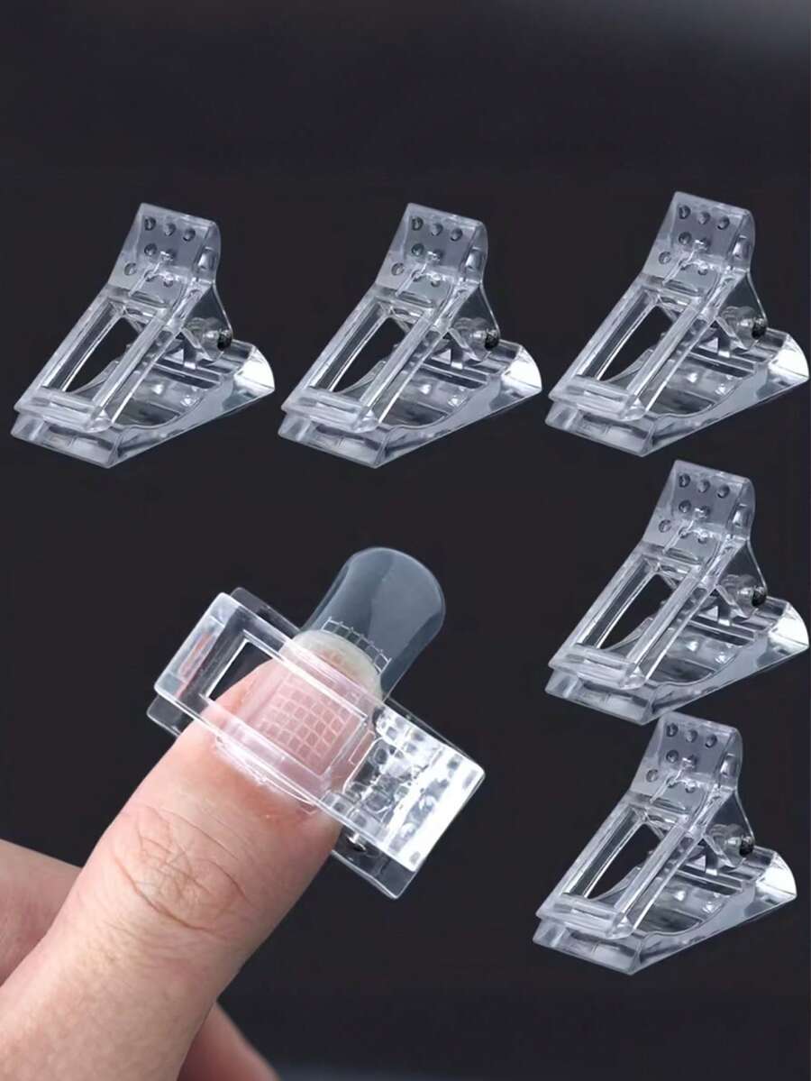 Nail Extension Tool, Quick Nail Extension Tips, Fast And Easy Nail Gel Extension Tweezers, Nail Shaping Tweezers, Nail Extension And Art Tools, Easily Create Exquisite Nail Extension Tips, Nail Extension Template Tool, Nail Supplies, Nail Tools, Nail Art Tools, Back To School Season, Nails, Nail Extension Tips Tool - Multicolor - View 1